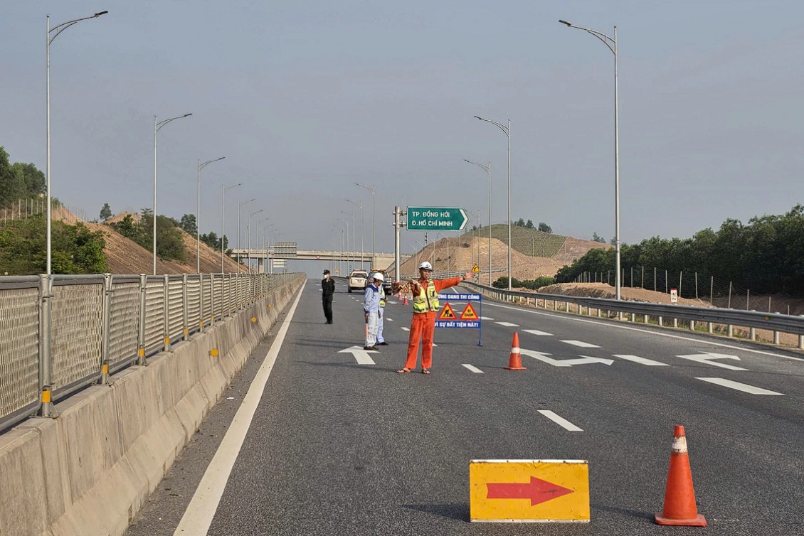 Các tuyến cao tốc Bắc Trung Bộ cấm đường để thi công trong ngày 5/5