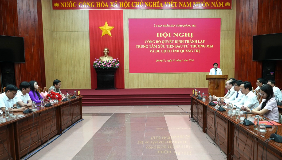 Quảng Trị thành lập Trung tâm Xúc tiến đầu tư, thương mại và du lịch