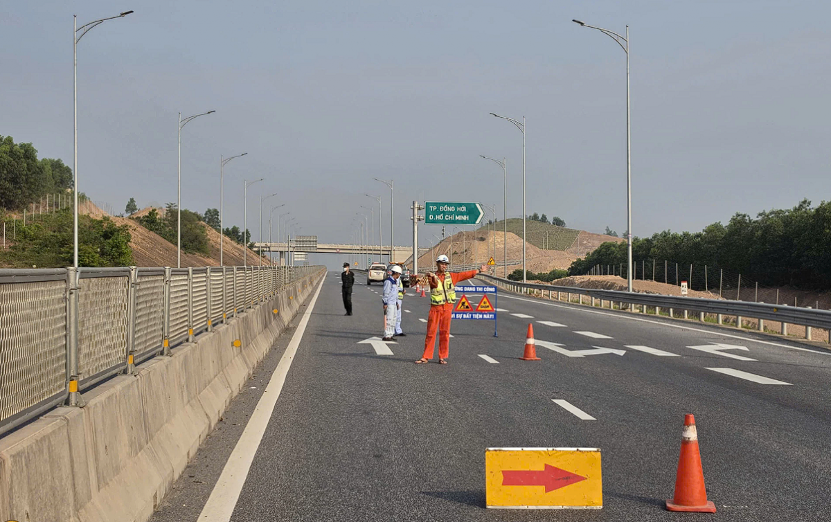 Các tuyến cao tốc Bắc Trung Bộ cấm đường để thi công trong ngày 5/5