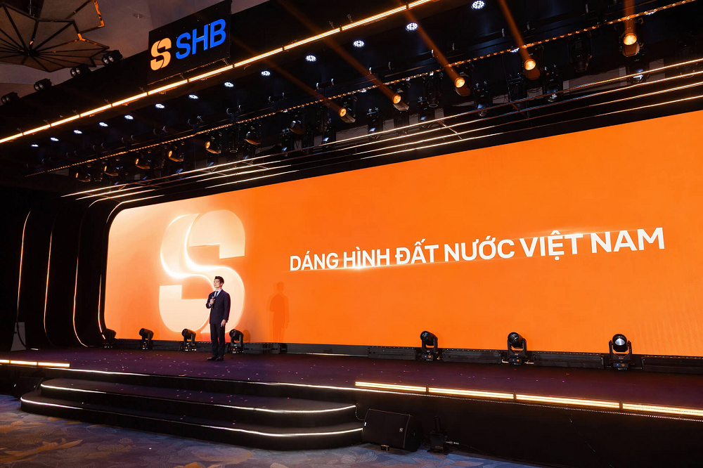 Logo mới của SHB lấy cảm hứng từ dáng hình đất nước