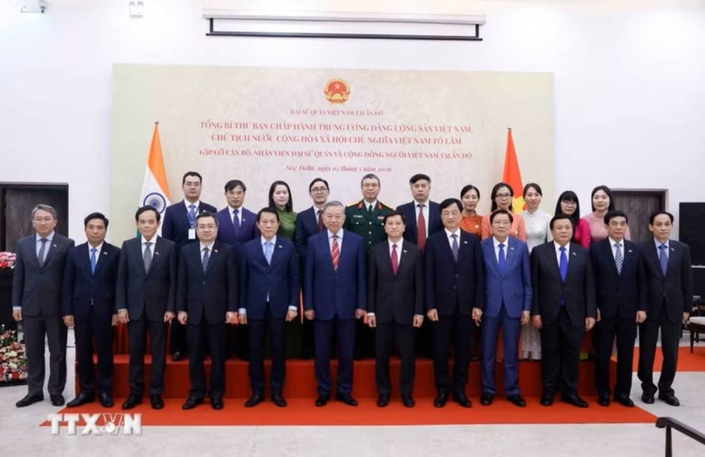 Tổng Bí thư, Chủ tịch nước Tô Lâm và các đại biểu (Ảnh: TTXVN).