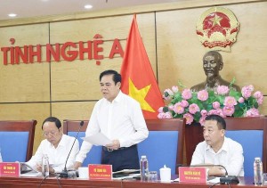 Chủ tịch tỉnh Nghệ An “trăn trở” khi tỷ lệ giải ngân nguồn vốn của tỉnh hiện thấp hơn bình quân chung cả nước