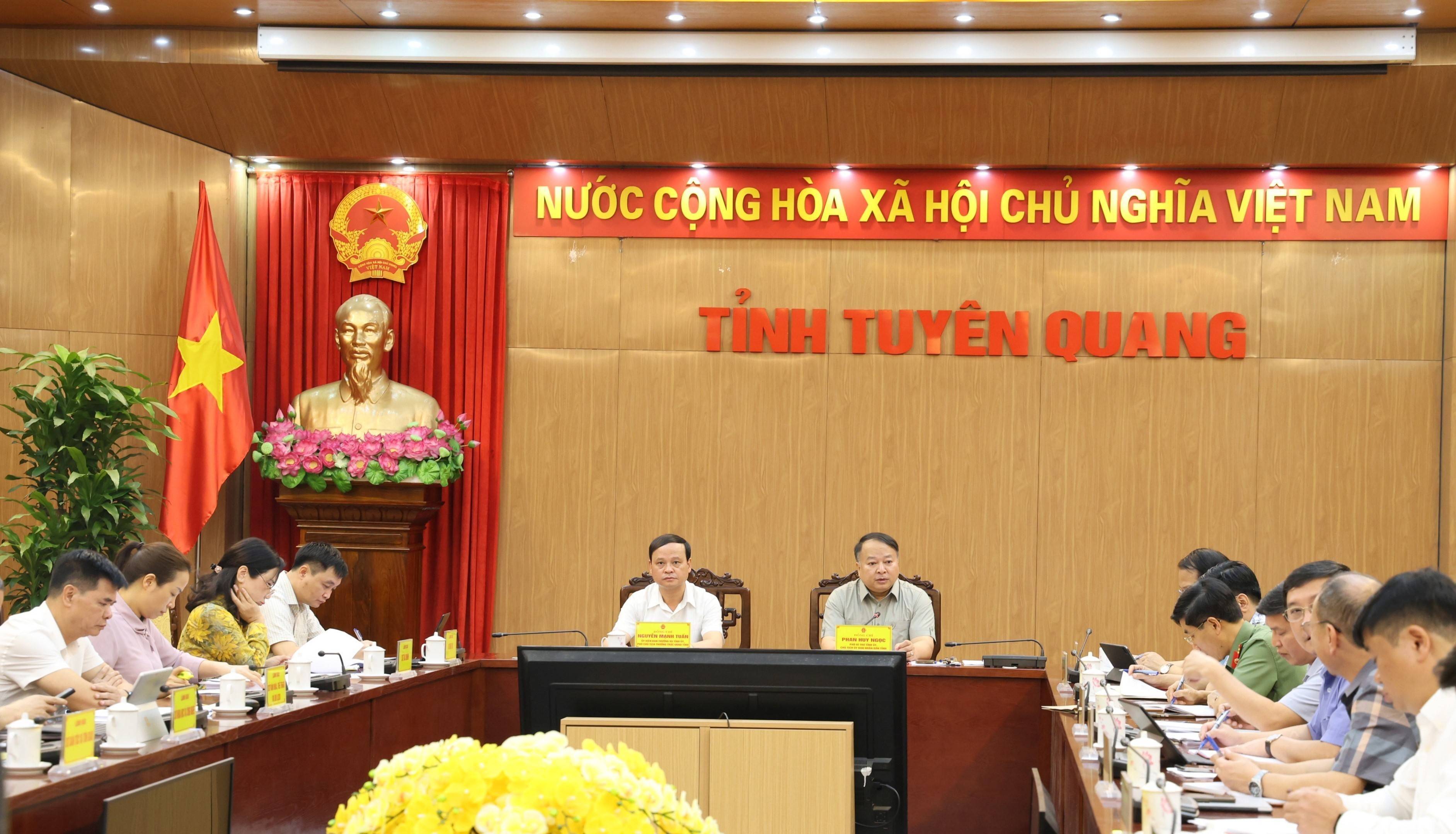 Tuyên Quang tháo gỡ điểm nghẽn, tăng tốc dự án trọng điểm và chương trình quốc gia