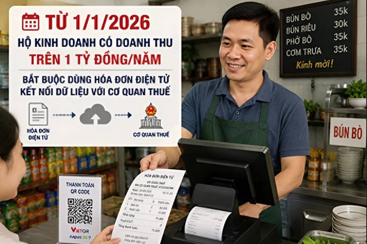 Bãi bỏ thuế khoán: Bốn nhóm hộ kinh doanh - bốn cách tính thuế hoàn toàn khác từ năm 2026