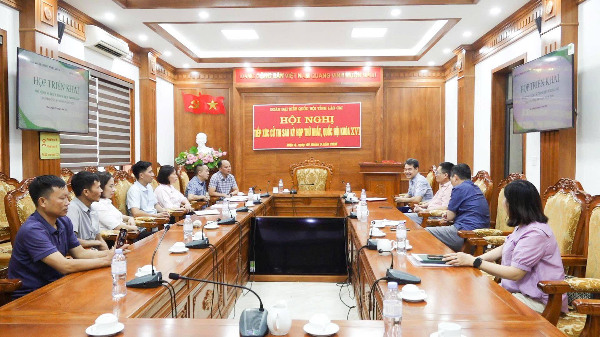 Trung tâm Khuyến nông tỉnh Lào Cai thúc đẩy phát triển thủy sản bền vững tại Mậu A