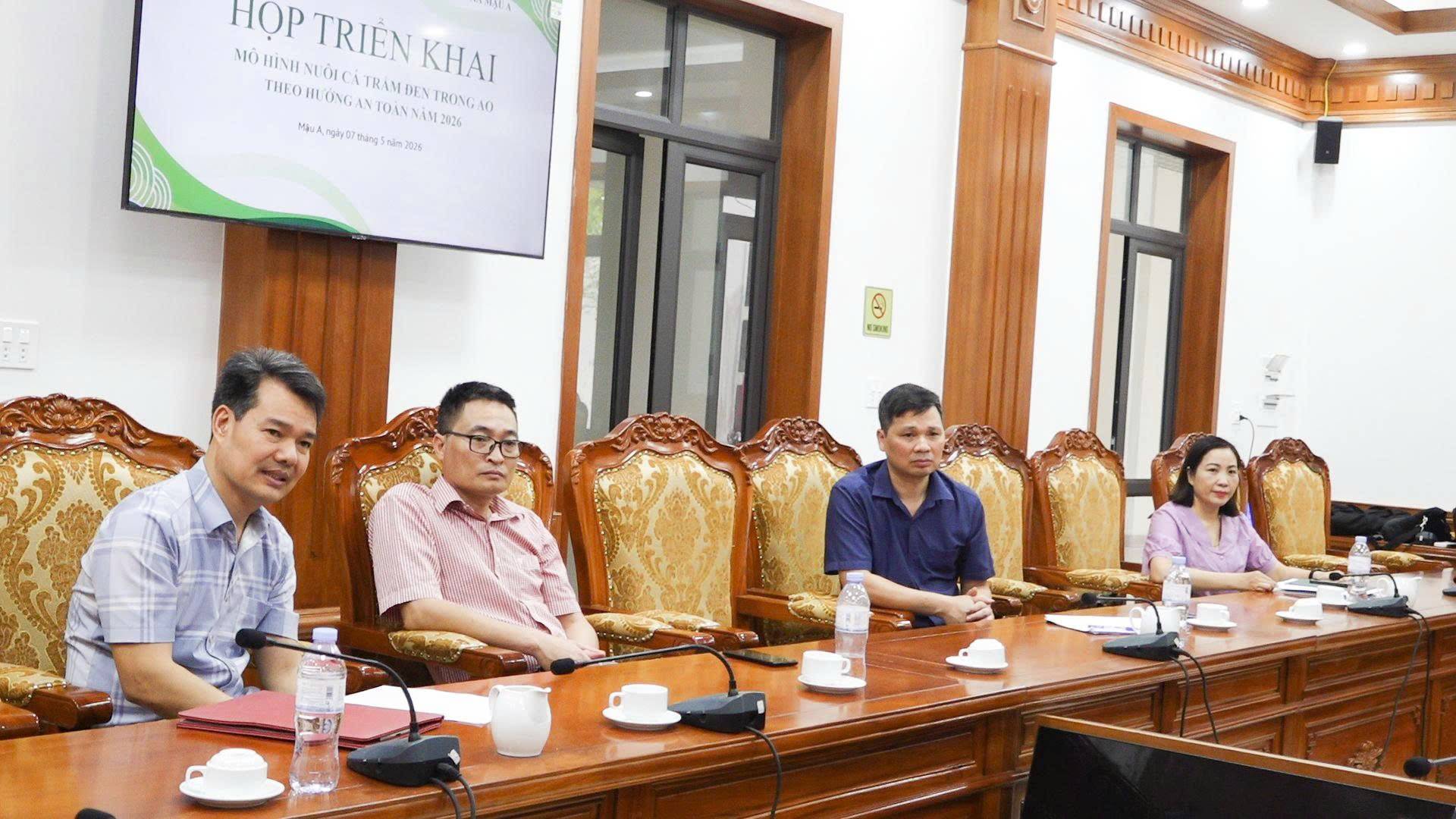 Trung tâm Khuyến nông tỉnh Lào Cai thúc đẩy phát triển thủy sản bền vững tại Mậu A