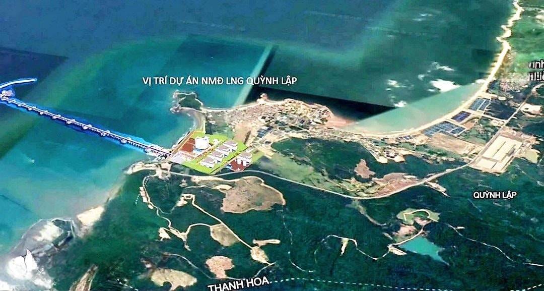 Với diện tích hơn 150 ha, dự án sở hữu vị trí đắc địa với hạ tầng bến cảng LNG chuyên dụng.
