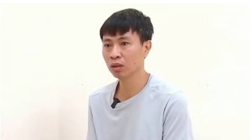 Đối tượng Phạm Vũ Khiêm tại Cơ quan điều tra. (Ảnh: Bộ Công an)