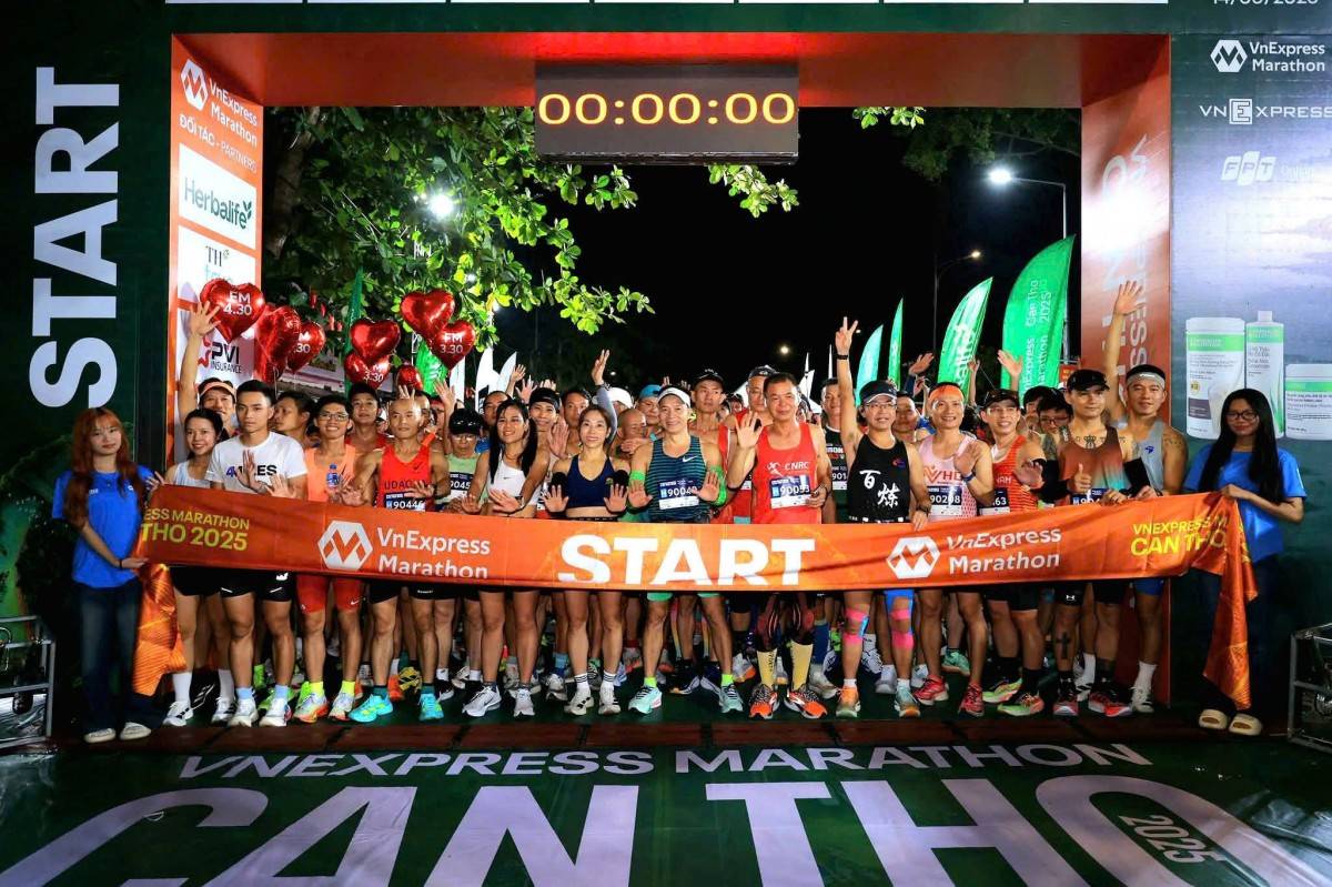 Hơn 10.000 vận động viên tham gia VnExpress Marathon Cần Thơ 2026