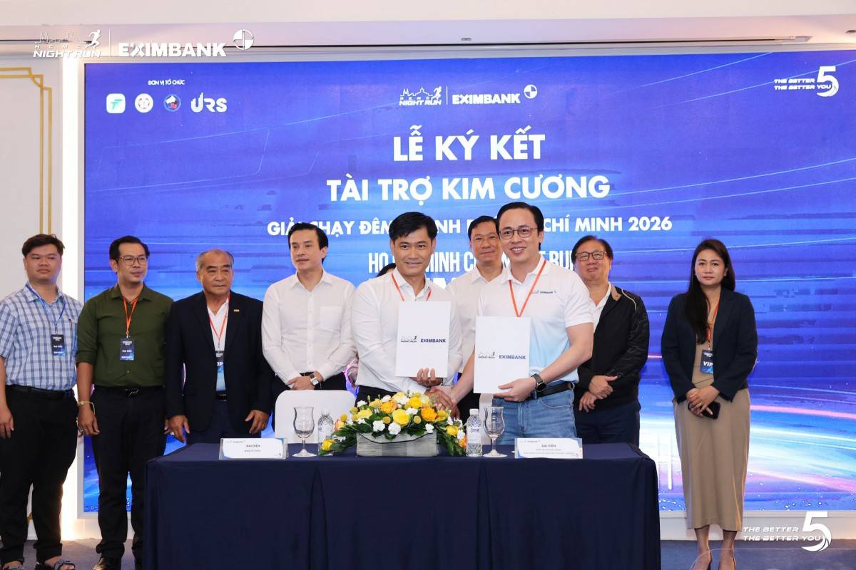 Hơn 1.000 cán bộ nhân viên, khách hàng và đối tác của Eximbank tham gia Giải chạy đêm Thành phố Hồ Chí Minh Eximbank lần thứ 5 năm 2026