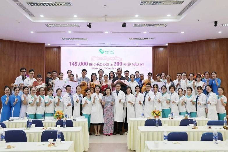 Đắk Lắk: Bệnh viện Thiện Hạnh chào đón cột mốc 145.000 em bé chào đời và 200 em bé IVF