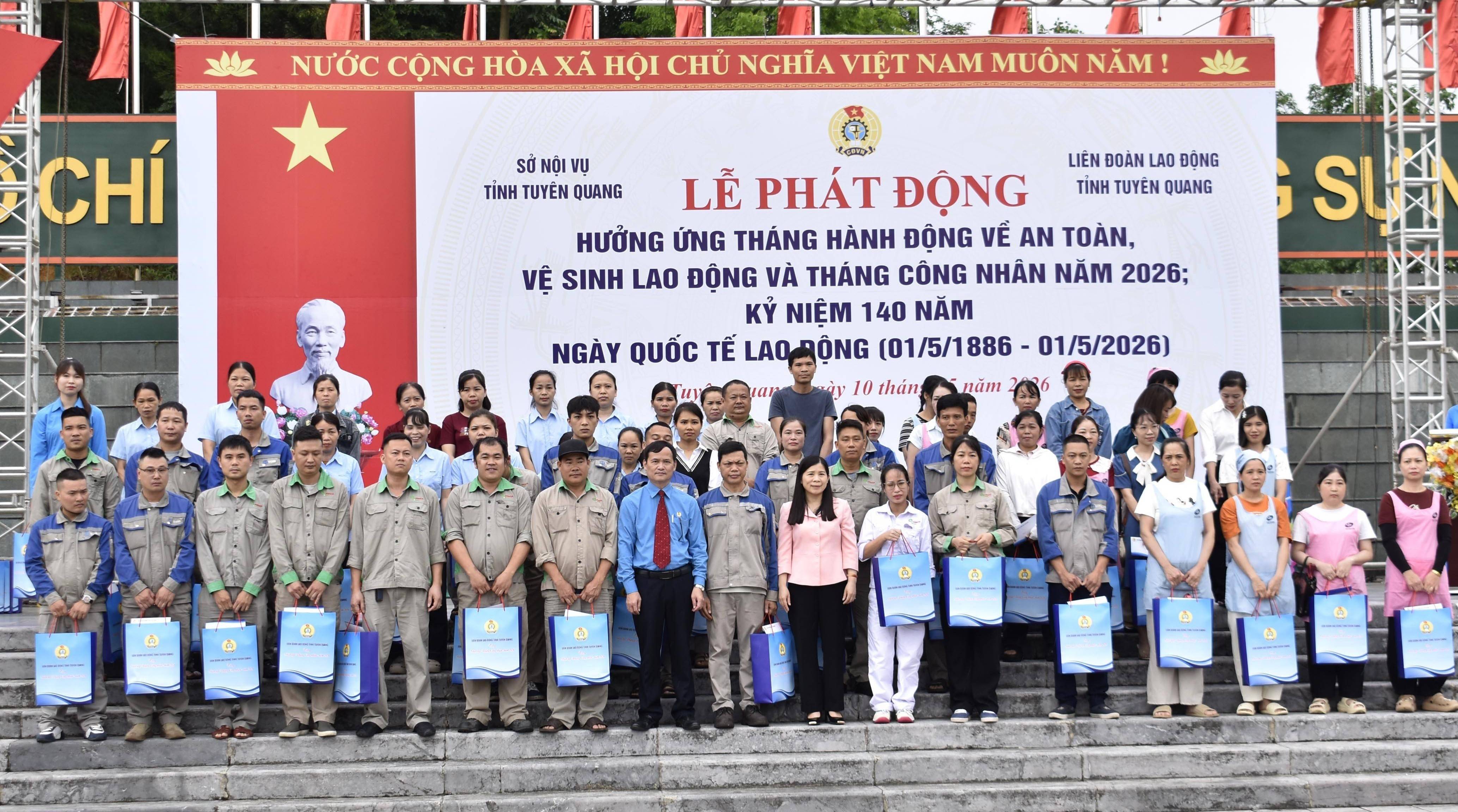 Tuyên Quang phát động Tháng Công nhân 2026 gắn với bảo đảm an toàn lao động