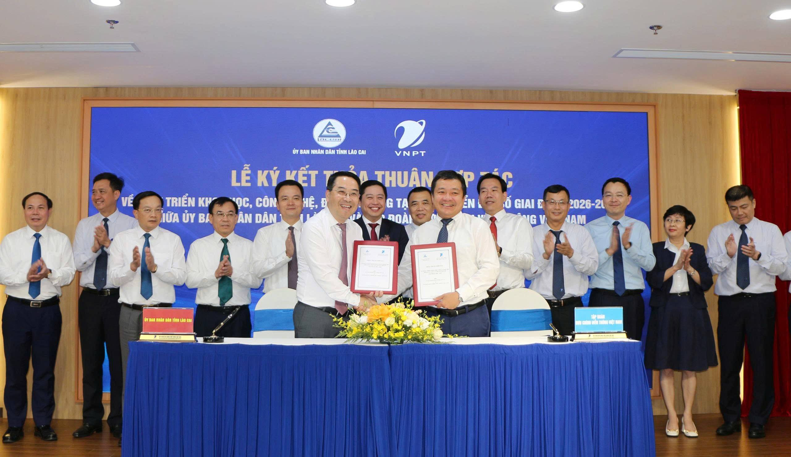 UBND tỉnh Lào Cai và Tập đoàn VNPT Ký kết thỏa thuận hợp tác phát triển khoa học công nghệ, đổi mới sáng tạo và chuyển đổi số giai đoạn 2026 - 2030