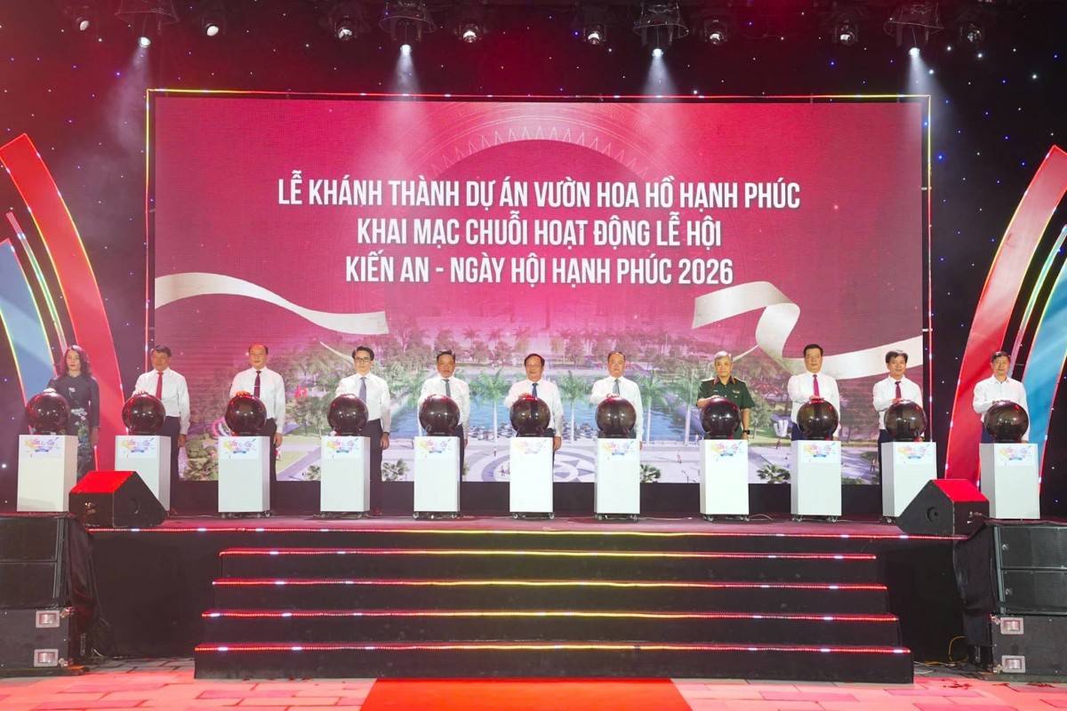 Kiến An bừng sáng “Ngày hội Hạnh phúc 2026”: Khơi nhịp sống mới bên hồ Hạnh Phúc