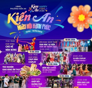 Hải Phòng: Kiến An bừng sáng “Ngày hội Hạnh phúc 2026"