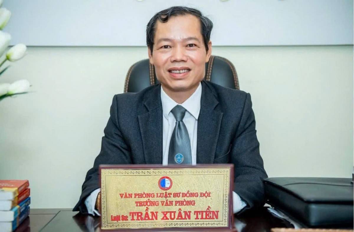 Luật sư Trần Văn Tiền - Văn phòng luật sư Đồng Đội (Đoàn luật sư thành phố Hà Nội)