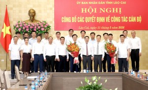 Từ tinh gọn bộ máy đến tăng tốc đầu tư: Lào Cai trao trọng trách cho cán bộ mới