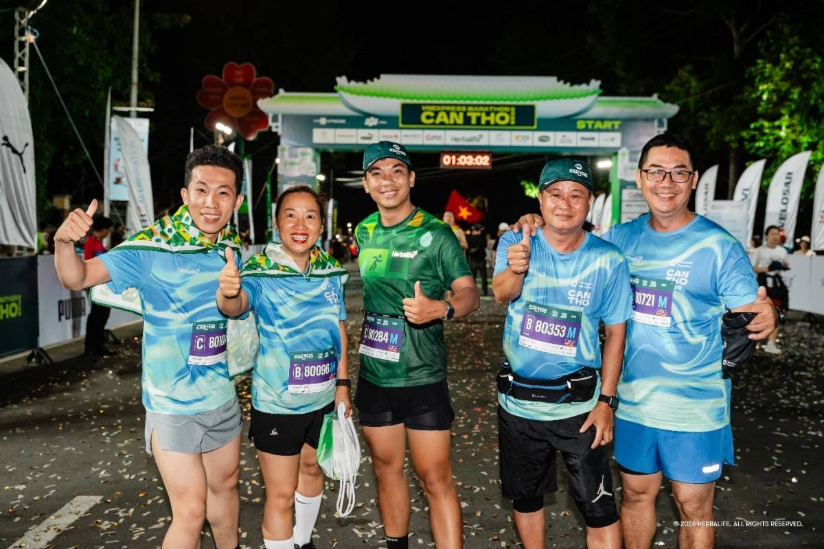 VnExpress Marathon Cần Thơ 2026 hút 10.000 vận động viên, lan tỏa lối sống khỏe