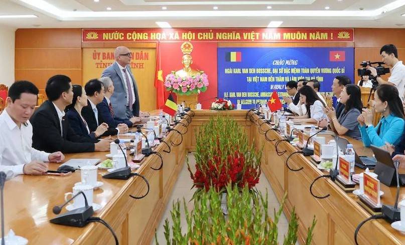Hà Tĩnh cam kết tạo điều kiện thuận lợi nhất cho doanh nghiệp, nhà đầu tư của Bỉ
