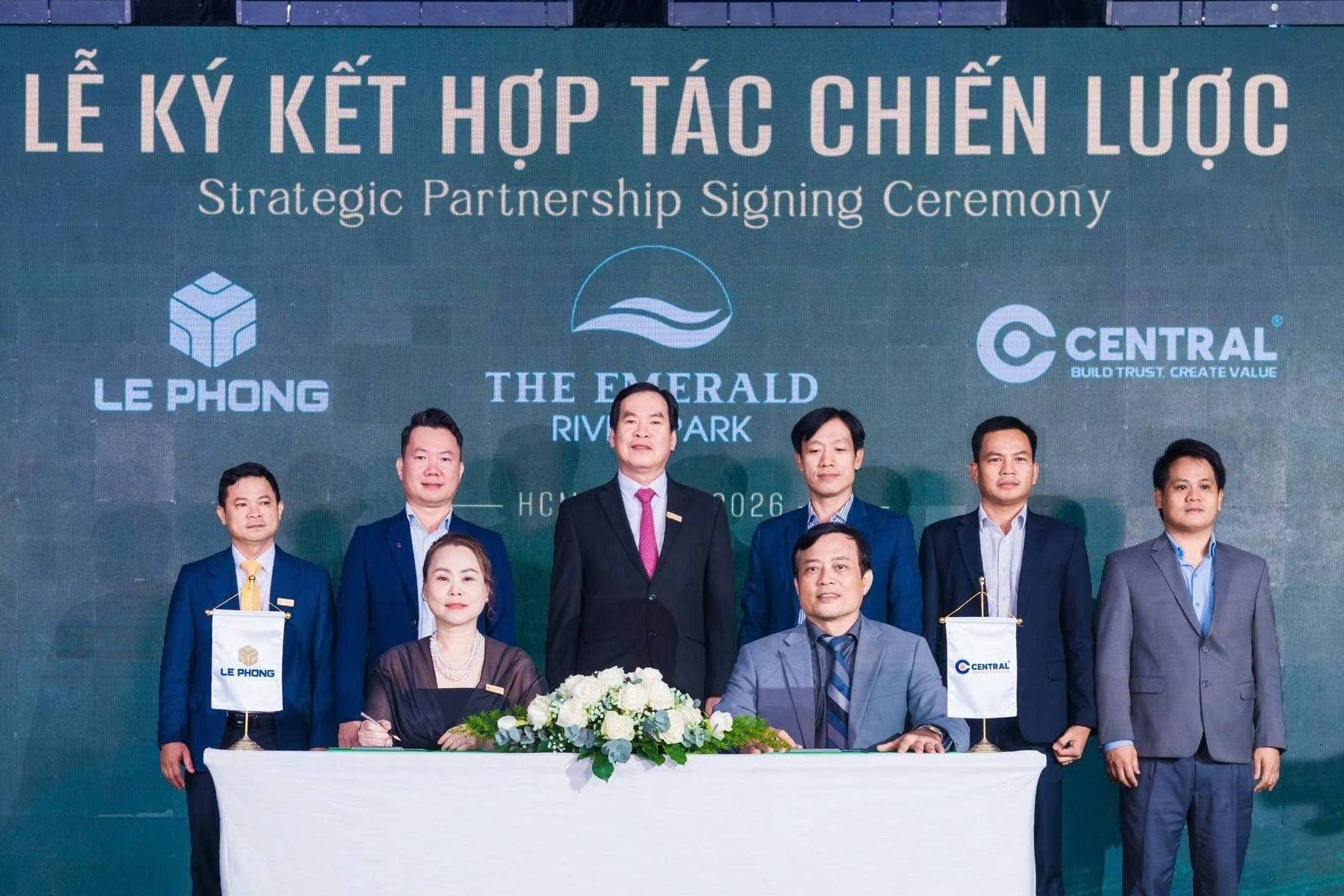 Tập đoàn Lê Phong bắt tay loạt đối tác chiến lược phát triển dự án The Emerald River Park