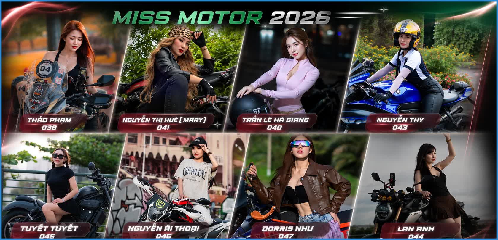 Lễ hội Mô tô phân khối lớn châu Á - Thái Bình Dương - Công bố Top 30 MISS MOTOR 2026