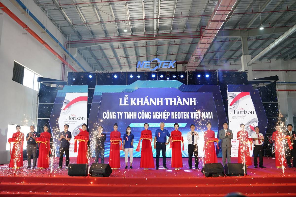 Khánh thành Nhà máy Neotek tại KCN Hàm Kiệm II, bổ sung động lực cho công nghiệp phụ trợ ô tô tại Lâm Đồng