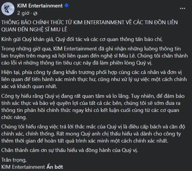KIM Entertainment và loạt 