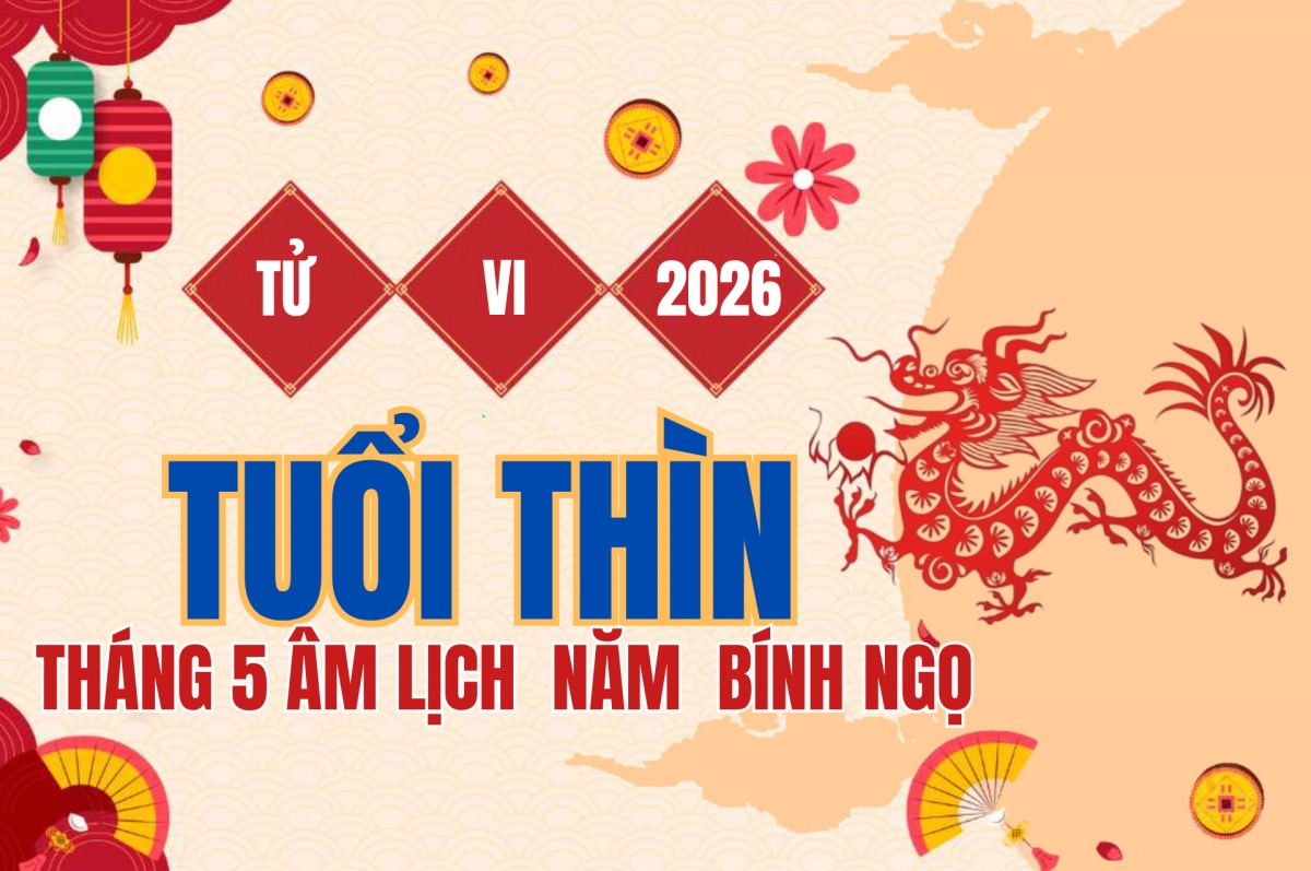 Tử vi tuổi Thìn tháng 5 âm lịch 2026: Thiên Tài chiếu mệnh, tiền bạc rủng rỉnh nhờ biết tích tiểu thành đại