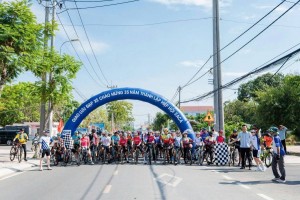 170 hội viên tham gia giải đua xe đạp “SACA BIKE lần 1”