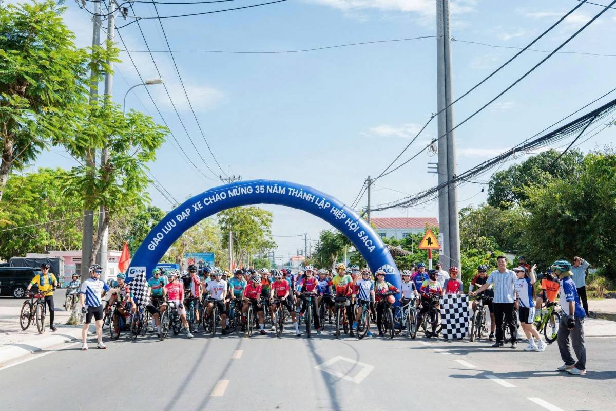 170 hội viên tham gia giải đua xe đạp “SACA BIKE lần 1”