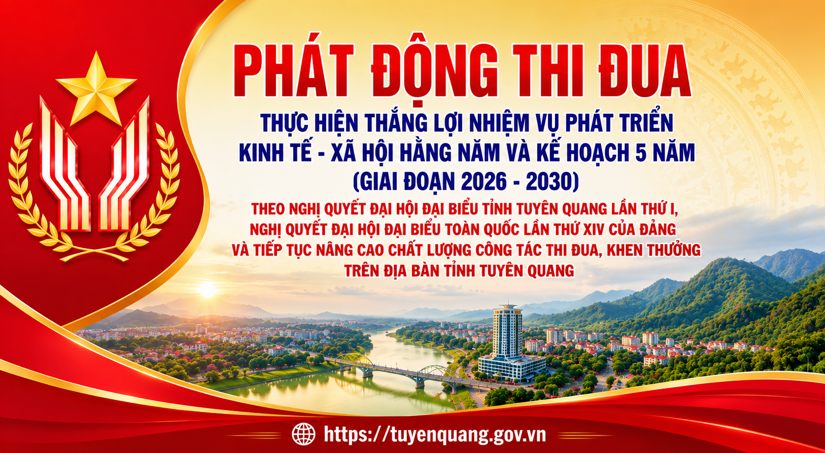 Tuyên Quang đẩy mạnh phong trào thi đua tạo động lực phát triển toàn diện giai đoạn mới