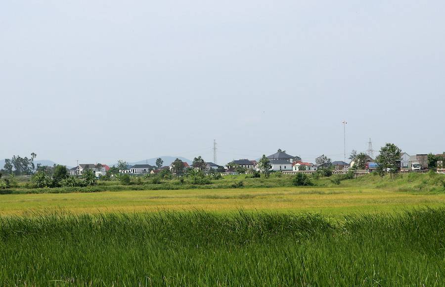 Khu vực triển khai dự án Khu Công nghiệp VSIP Nghệ An 3 tại xã Hưng Nguyên
