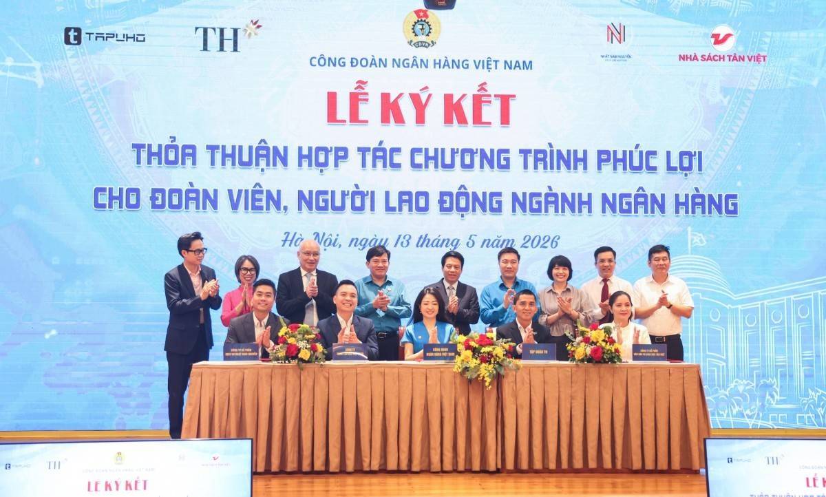 Tập đoàn TH chung tay chăm lo sức khỏe và đời sống thành viên công đoàn ngân hàng Việt Nam