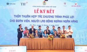 Tập đoàn TH chung tay chăm lo sức khỏe và đời sống thành viên công đoàn ngân hàng Việt Nam