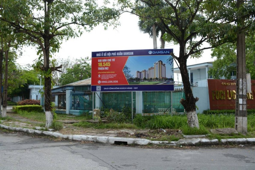 Biển giới thiệu Dự án NOXH Phú Xuân