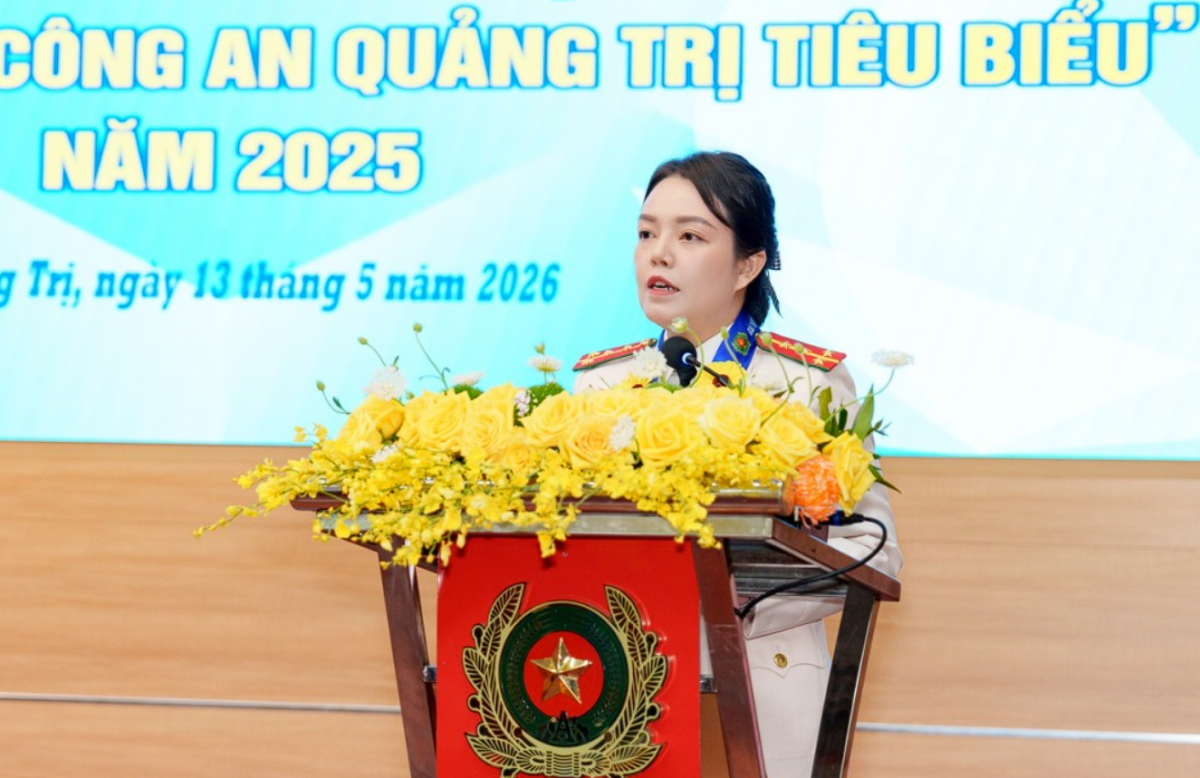 Quảng Trị biểu dương 40 cá nhân điển hình thanh niên, phụ nữ công an tiêu biểu