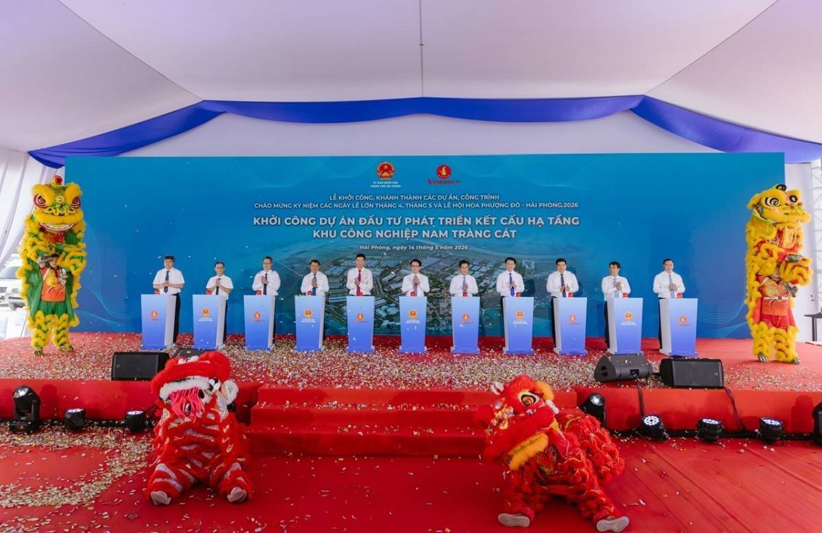 Hải Phòng đón thêm cực tăng trưởng mới từ Khu công nghiệp Nam Tràng Cát
