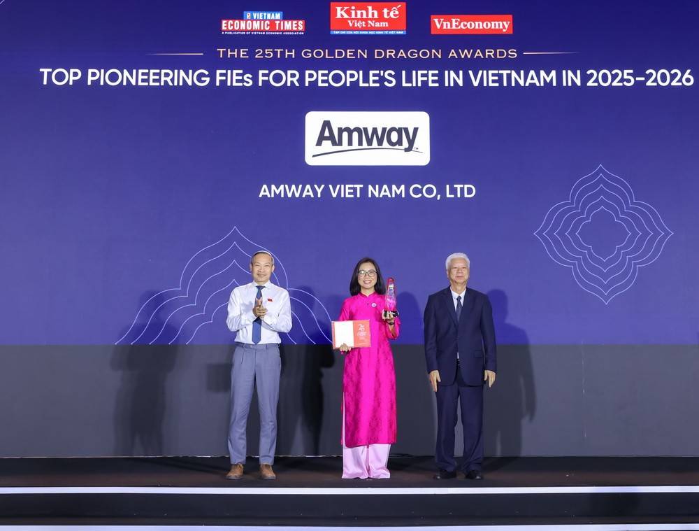 Amway Việt Nam,Giải thưởng Rồng Vàng 2026,doanh nghiệp FDI 1