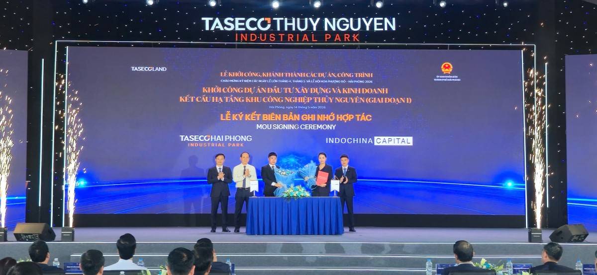 Taseco Land khởi công KCN Thủy Nguyên gần 4.000 tỷ đồng tại Hải Phòng