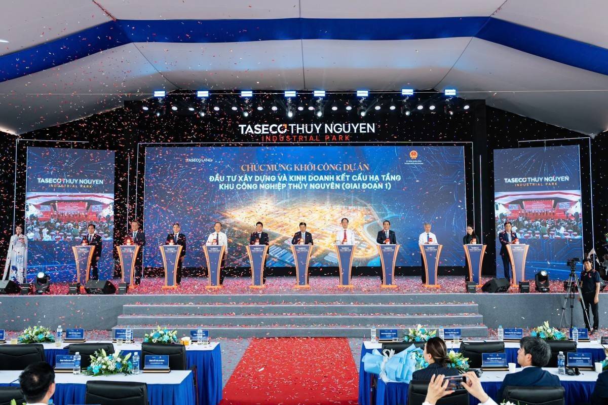 Taseco Land khởi công KCN Thủy Nguyên gần 4.000 tỷ đồng tại Hải Phòng