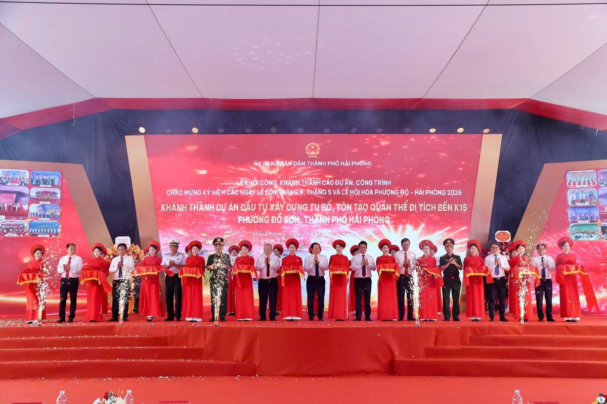 Lễ khánh thành Dự án đầu tư xây dựng, tu bổ, tôn tạo quần thể di tích Bến K15.
