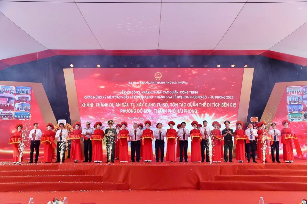 Hải Phòng khởi công, khánh thành 14 dự án trọng điểm hơn 24.700 tỷ đồng