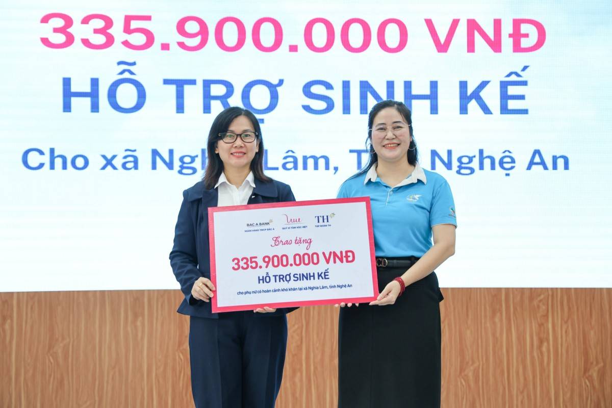Quỹ Vì Tầm Vóc Việt hỗ trợ vốn vay sinh kế cho phụ nữ có hoàn cảnh khó khăn tại Nghệ An