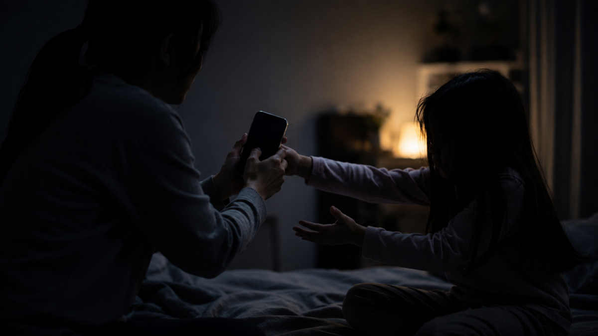 Cha mẹ bất lực khi không thể cấm con sử dụng điện thoại cũng như không có giải pháp quản lý nội dung trên Tiktok.