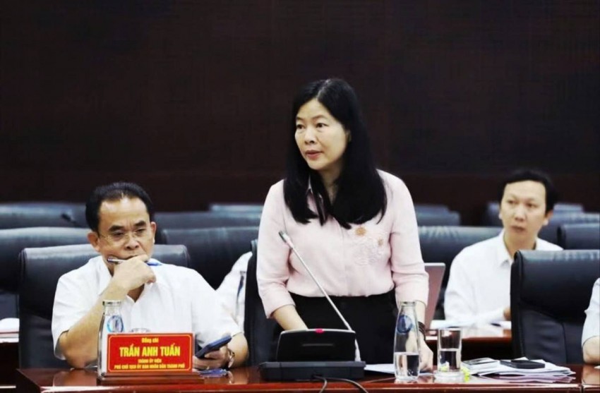 Bà Lê Thị Bích Thuận, Giám đốc Sở GD&ĐT Đà Nẵng thông tin về Đề án chuyển Trường Đại học Quảng Nam trở thành trường thành viên của Đại học Đà Nẵng.