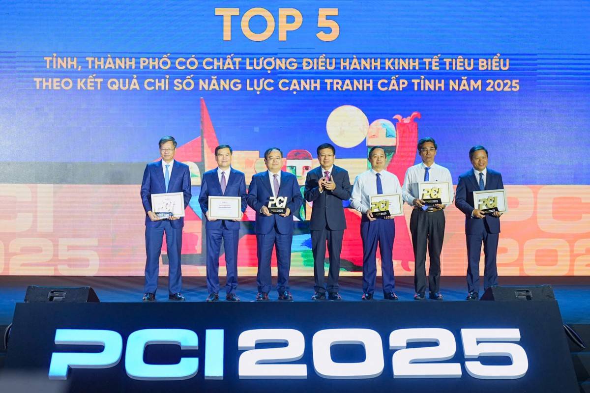 05 địa phương xuất sắc nhất nằm trong nhóm có chất lượng điều hành “Tốt” bao gồm: Bắc Ninh, Đà Nẵng, Hải Phòng, Phú Thọ và Quảng Ninh.