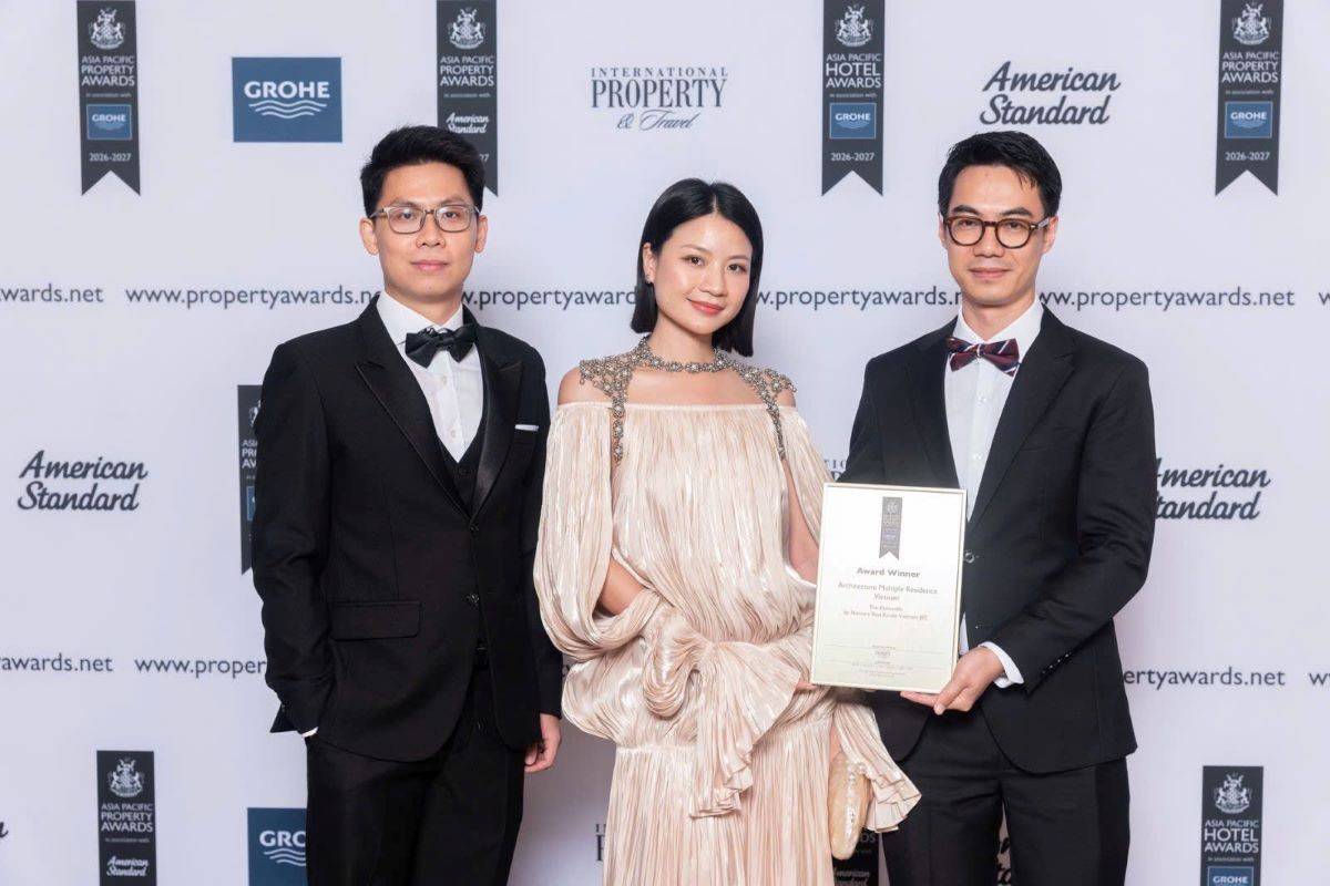 The Komorebi được vinh danh ở hạng mục Architecture Multiple Residence Vietnam tại lễ trao giải Asia Pacific Property Awards