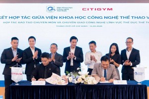 CITIGYM hợp tác Viện Khoa học Công nghệ Thể thao, nâng chuẩn đào tạo Fitness tại Việt Nam