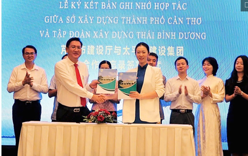 Sở Xây dựng Cần Thơ ký kết hợp tác với Tập đoàn Xây dựng Thái Bình Dương, thúc đẩy phát triển hạ tầng đô thị