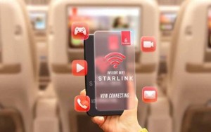 Máy bay A380 của Emirates được trang bị wi-fi Starlink